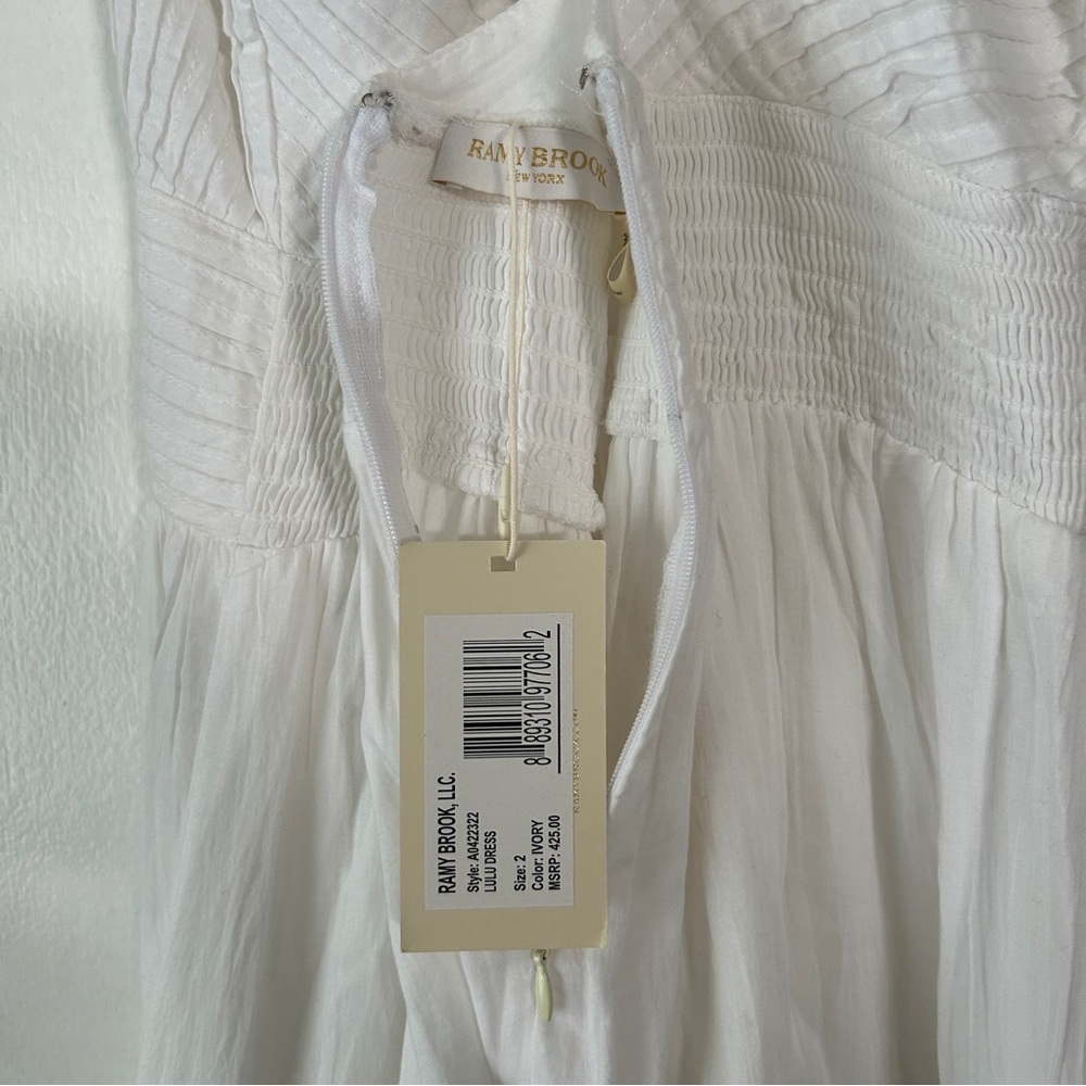 Ramy Brook Lulu White Cotton Maxi Dress - Picture 9 of 10